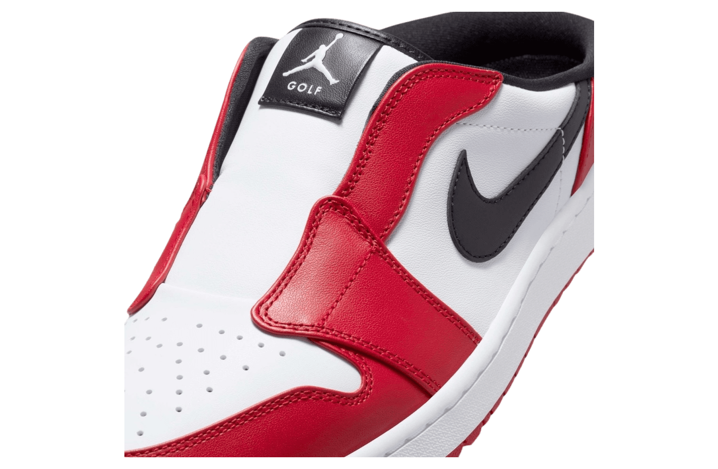 Air Jordan 1 Mule Golf Chicago White / Varsity Red release photo 6
