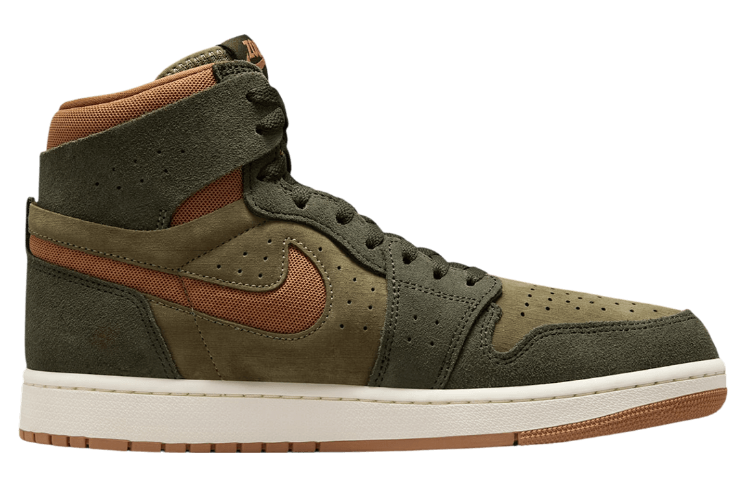 Air Jordan 1 Zoom Cmft 2 Olive / Gum release photo 2