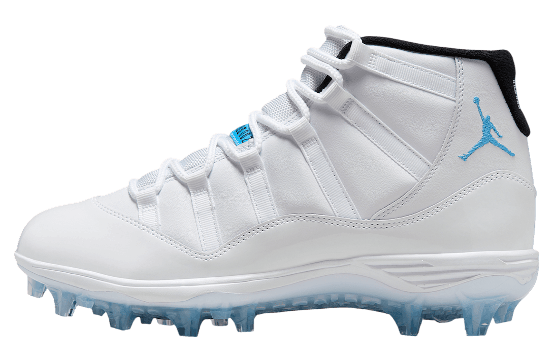 Air Jordan 11 Cleats White / Legend Blue release photo 1