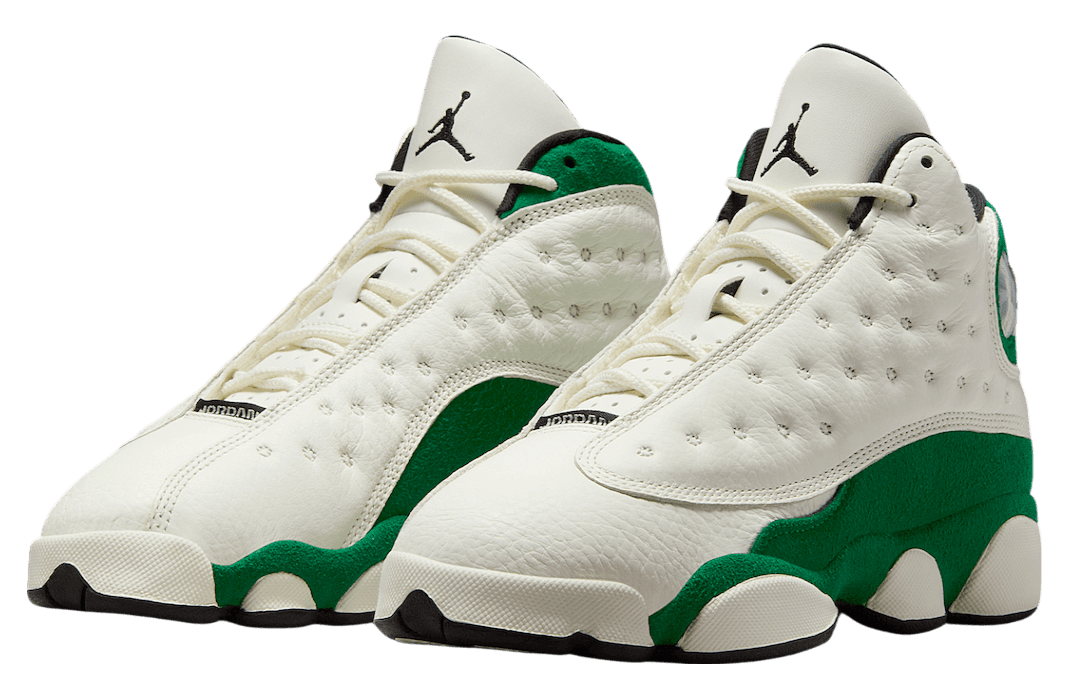 Air Jordan 13 GS Pine Green Sail / Black release photo 2