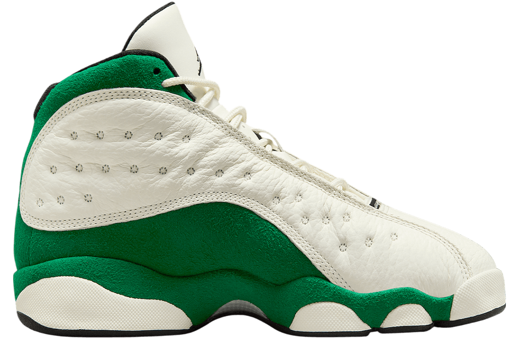 Air Jordan 13 GS Pine Green Sail / Black release photo 3