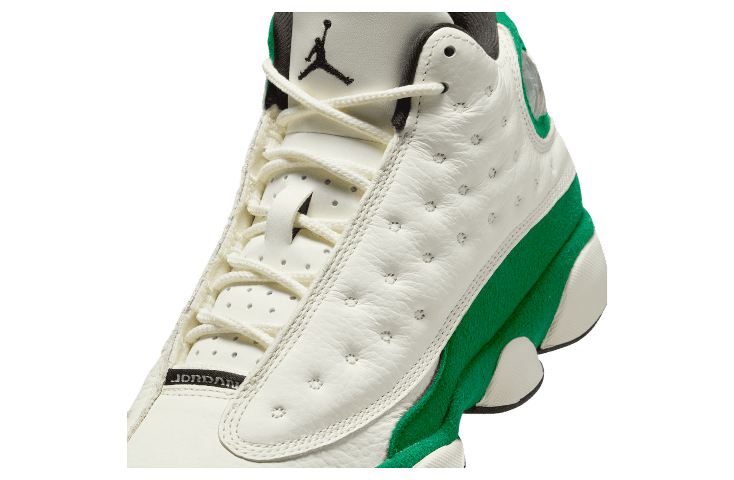 Air Jordan 13 GS Pine Green Sail / Black release photo 7