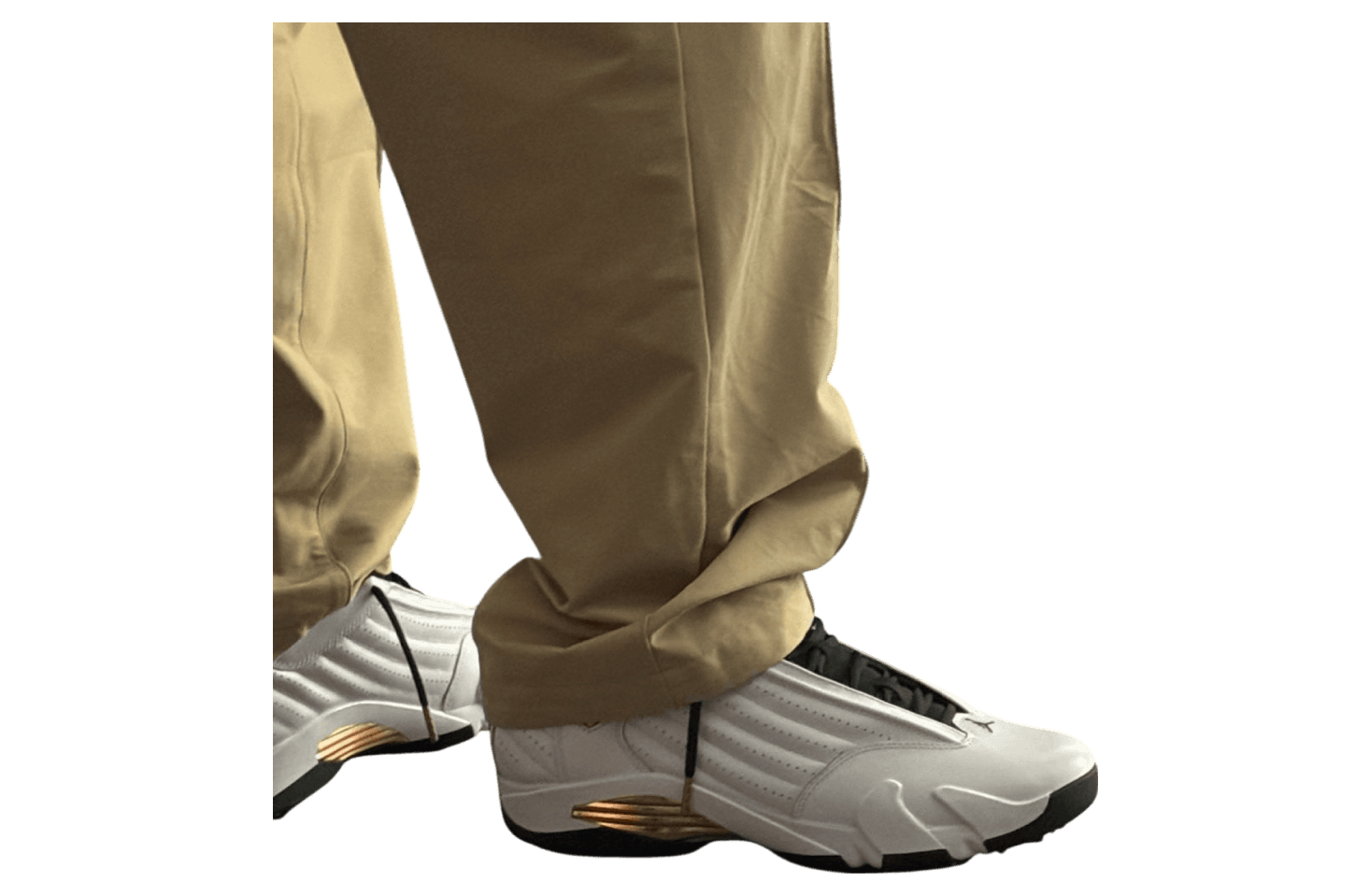 Air Jordan 14 Golf US Open White / Metallic Copper release photo 2