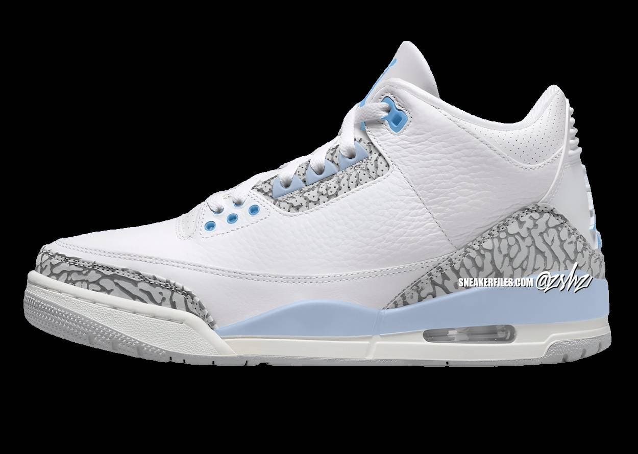 Air Jordan 3 Hydrogen Blue Jordan release photo