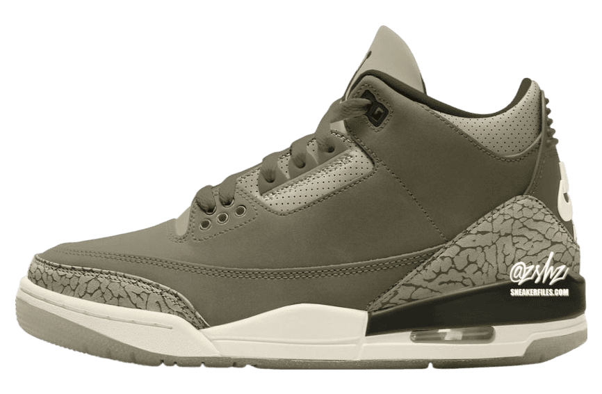 Air Jordan 3 Medium Olive release photo 1