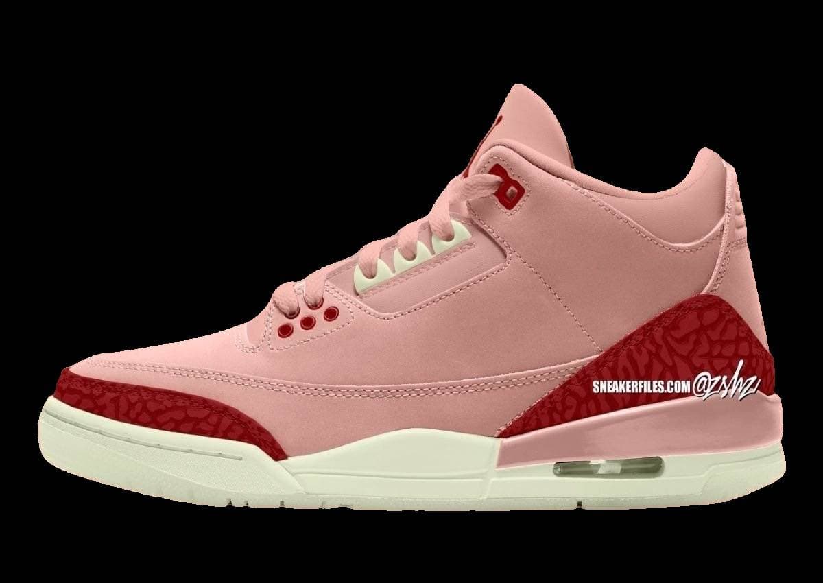 Air Jordan 3 Valentines Day release photo 1