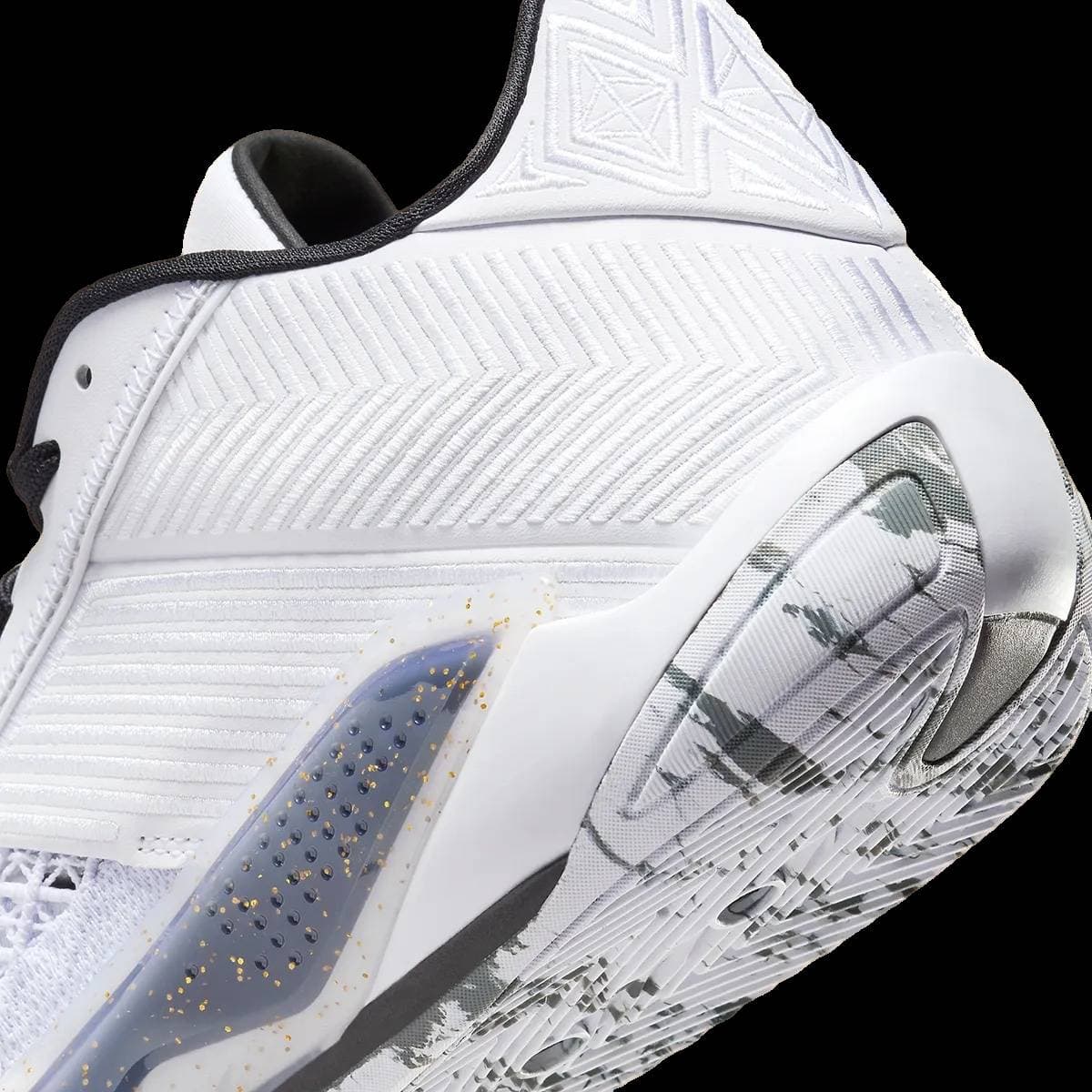 Air Jordan 38 Low White Metallic Gold release photo 7