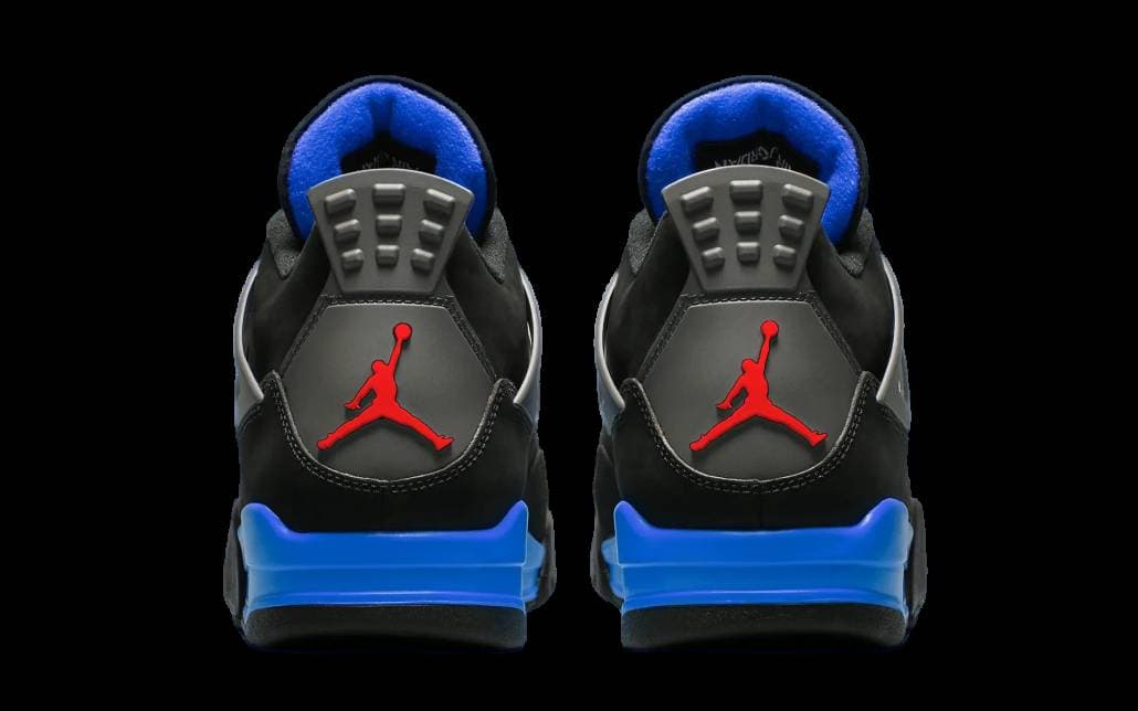 Air Jordan 4 Black / Fire Red / Deep Royal release photo 4