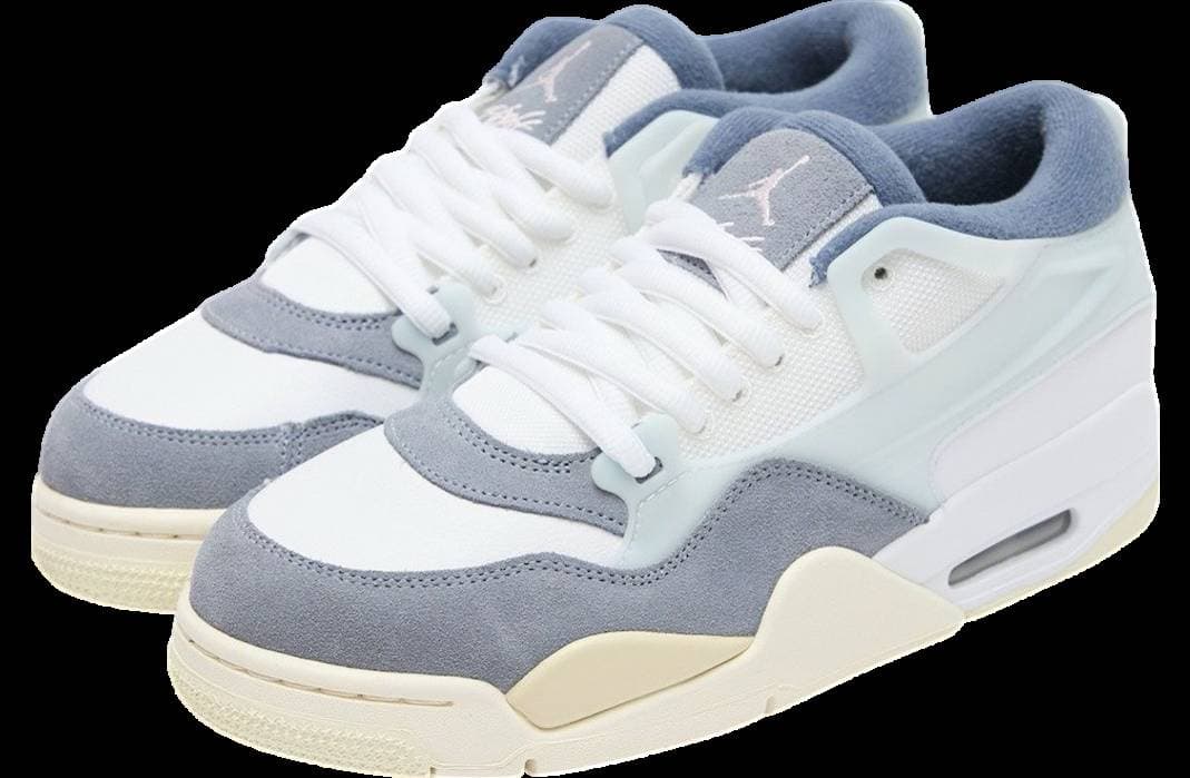 Air Jordan 4 RM White / Diffused Blue release photo 2