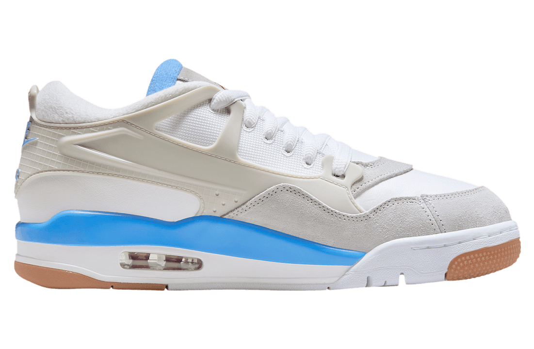 Air Jordan 4 RM White / University Blue release photo 3