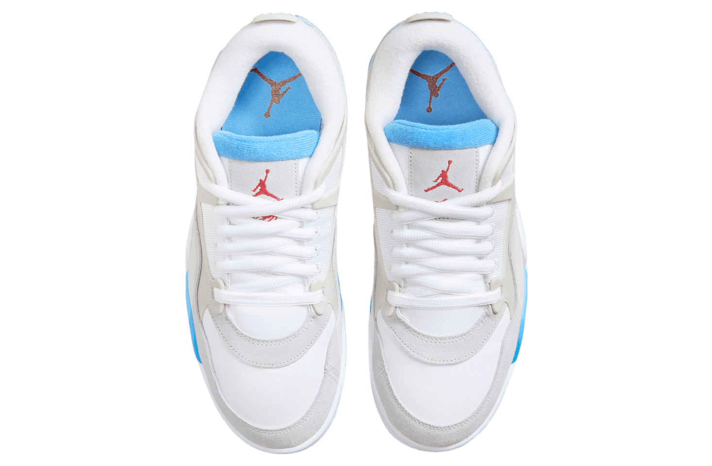 Air Jordan 4 RM White / University Blue release photo 4