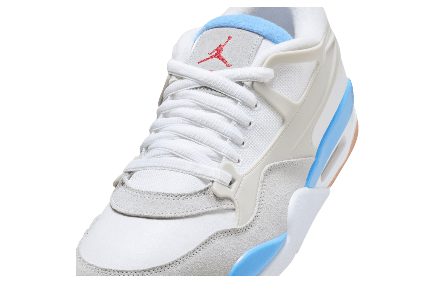 Air Jordan 4 RM White / University Blue release photo 7