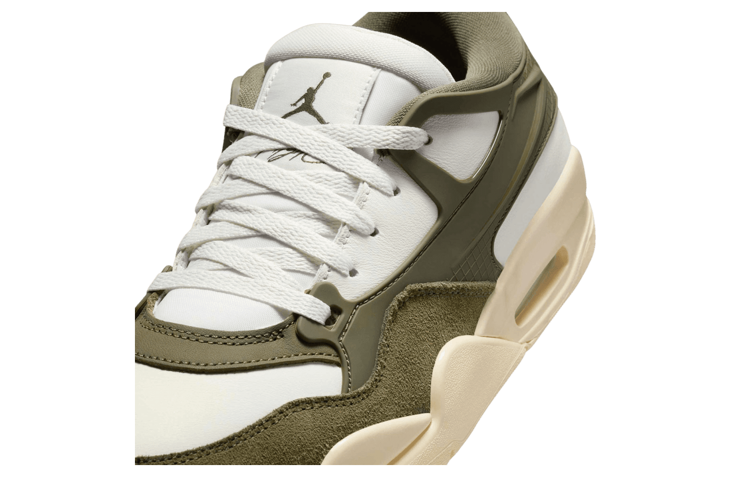 Air Jordan 4 RM WMNS Medium Olive release photo 6