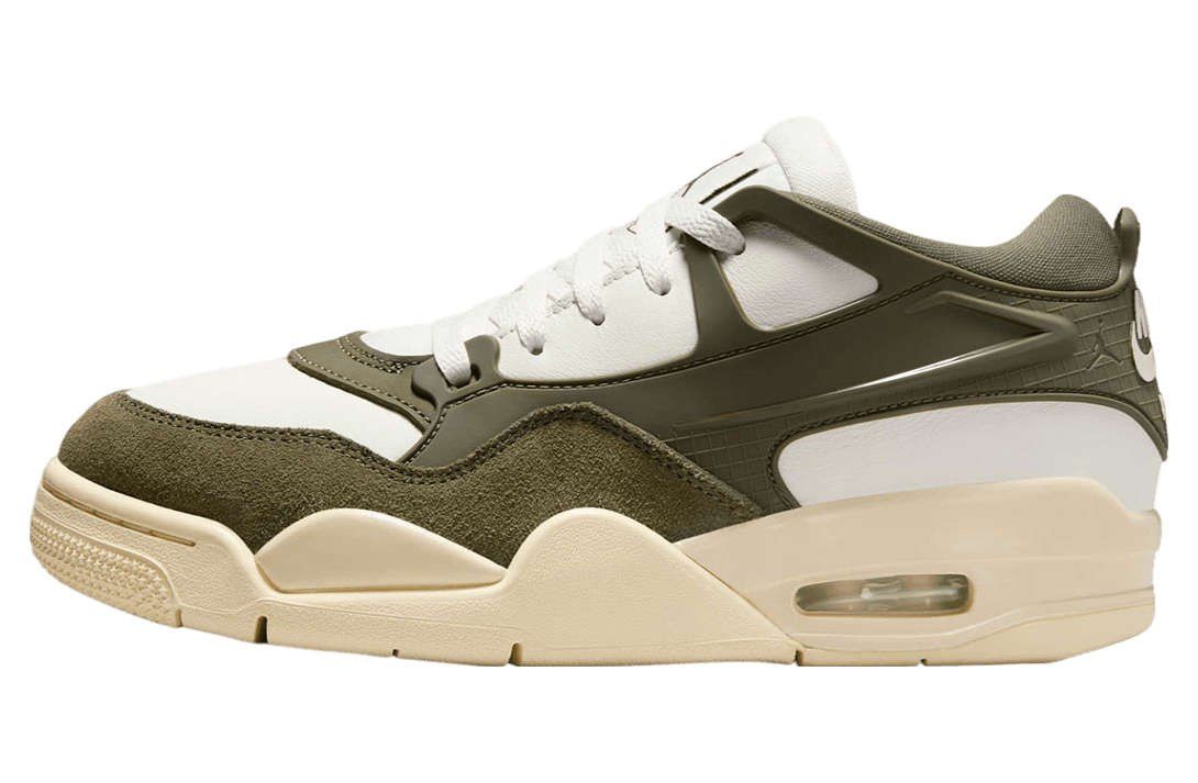 Air Jordan 4 RM WMNS Medium Olive release photo 1