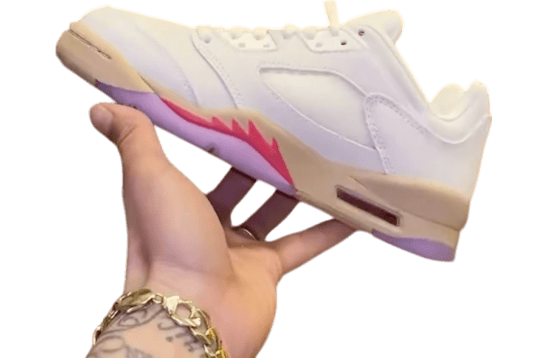 Air Jordan 5 Low GS Peanut Butter Jelly release photo 1