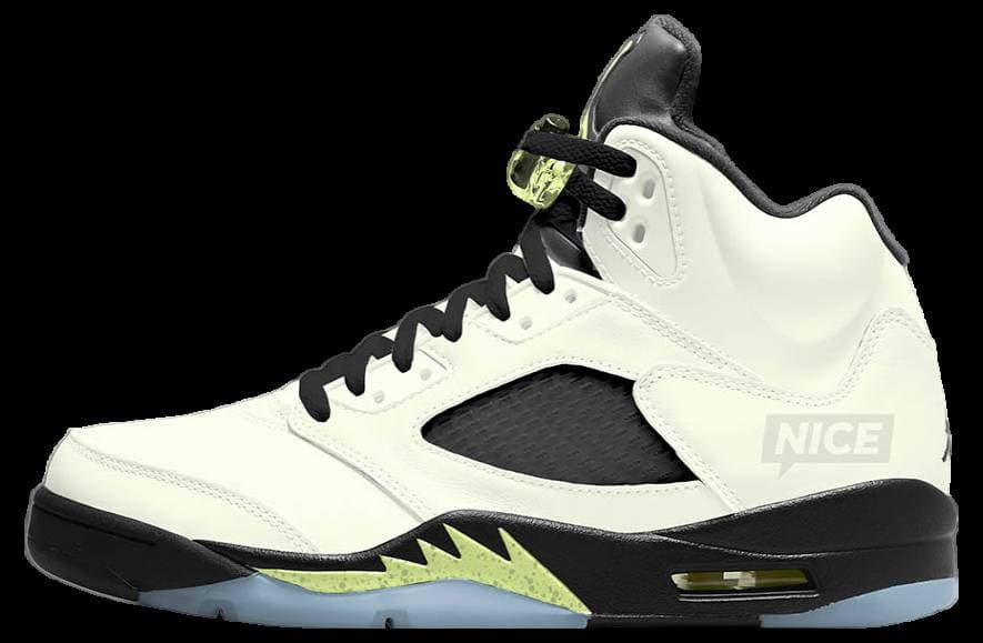 Air Jordan 5 Luminous Green release photo 1