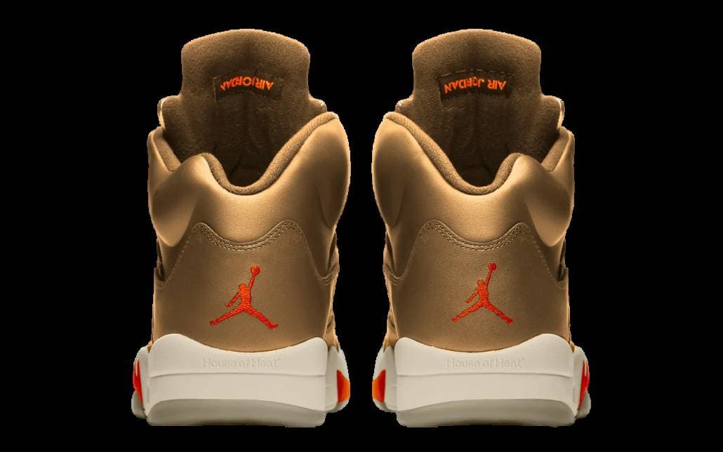 Air Jordan 5 WMNS Metallic Gold release photo 4