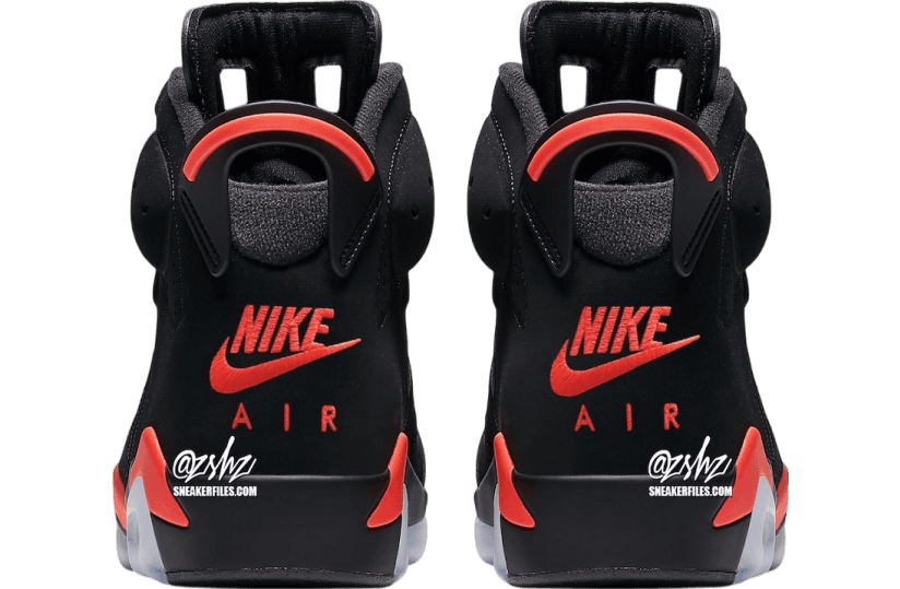 Air Jordan 6 Reverse Infrared Black / Light Crimson release photo 2
