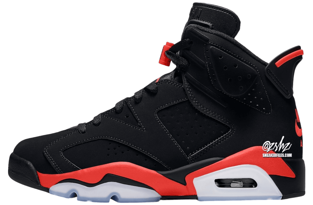 Air Jordan 6 Reverse Infrared Black / Light Crimson release photo 1