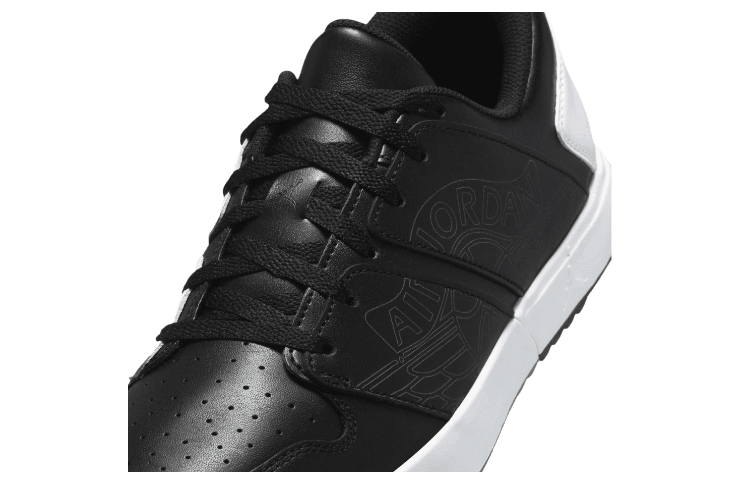 Air Jordan Nu 1 Low Golf Black / White release photo 7