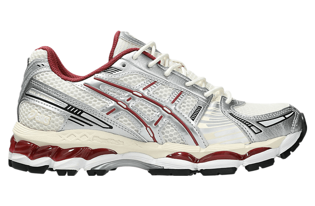 Asics Gel-Kayano 12.1 Silver / Red release photo 1