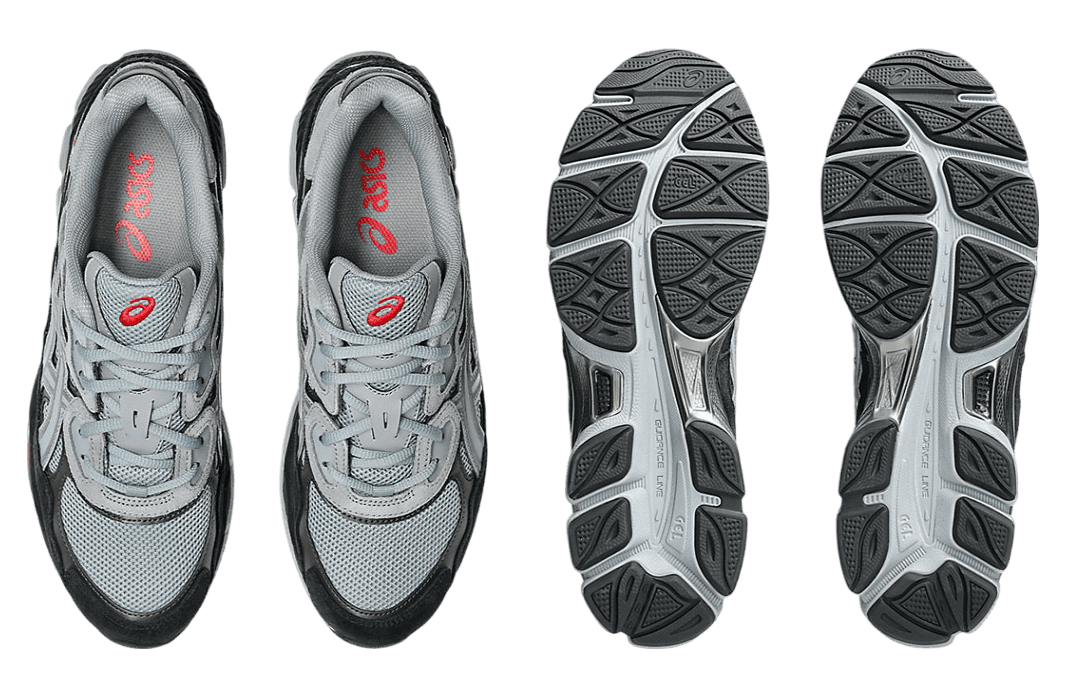 Asics Gel-NYC Gravel / Black / Infrared release photo 4