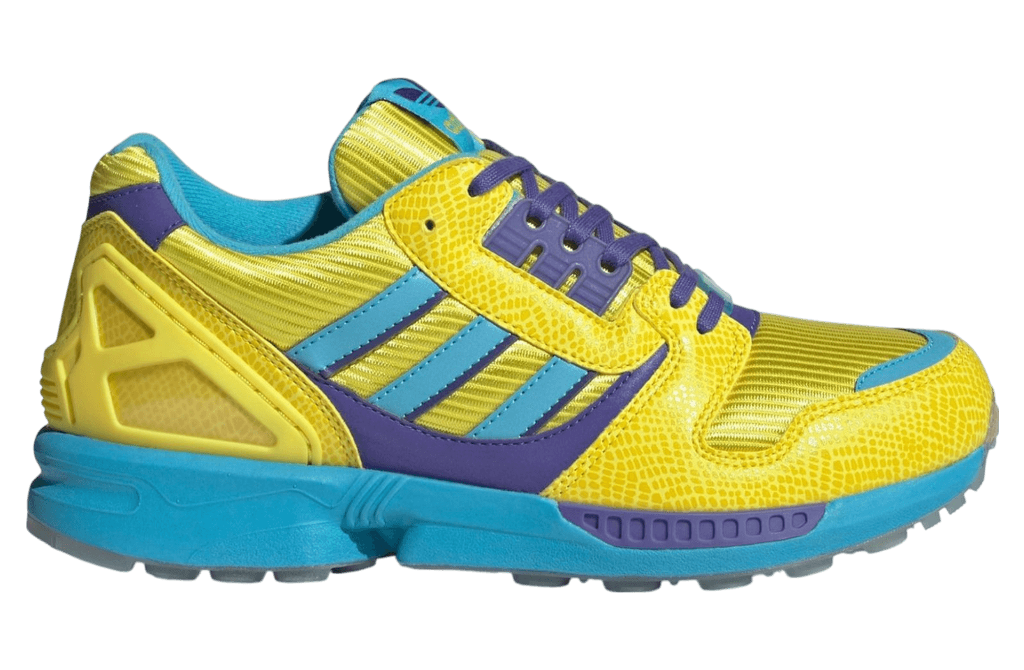 Atmos x Adidas ZX 8000 G-SNK Yellow / Teal release photo 1