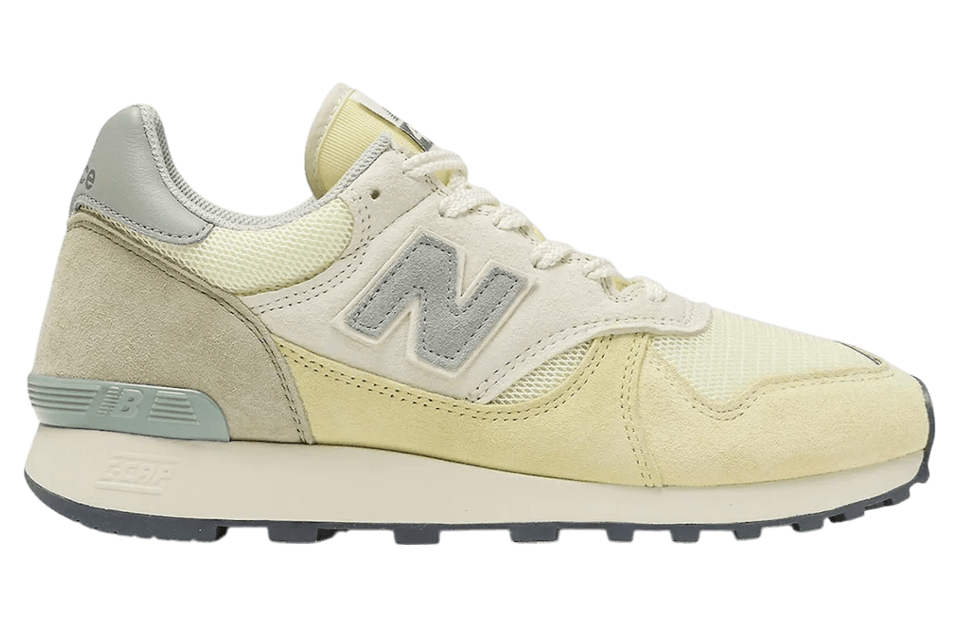 AURALEE x New Balance 475 Aloe Wash / Beechnut release photo 1