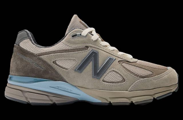 AURALEE x New Balance 990v4 Taupe New Balance release photo