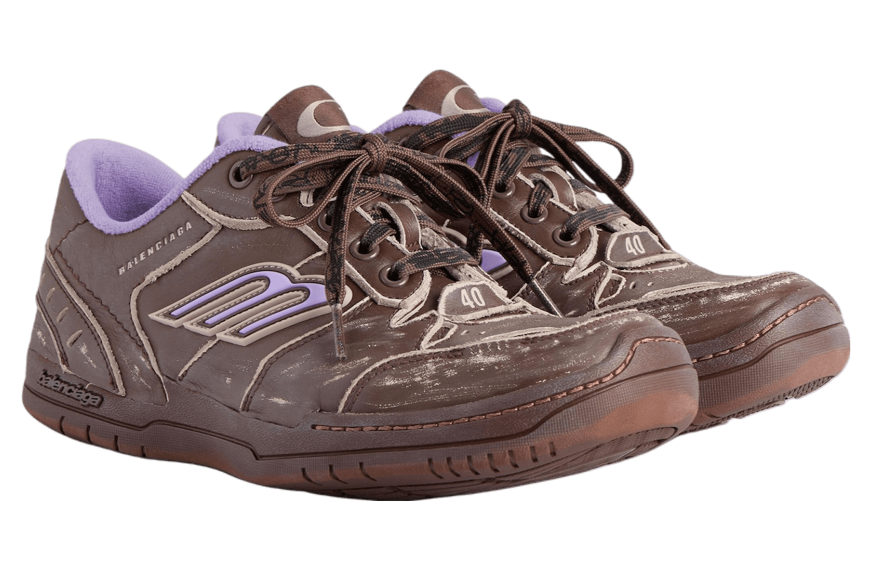 Balenciaga Hamptons Medium Worn-Out WMNS Brown / Lilac release photo 2