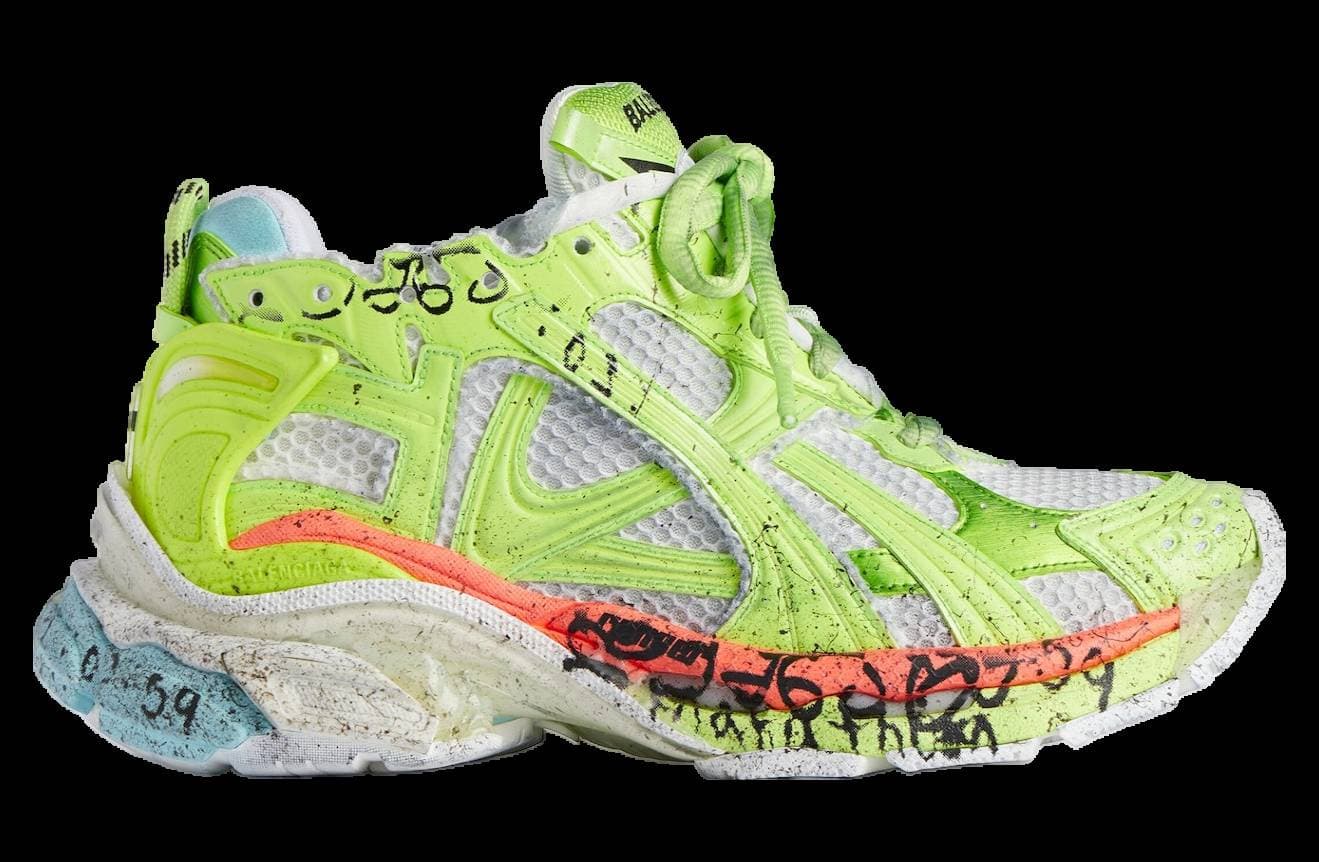Balenciaga Runner Marathon White / Neon Yellow release photo 1