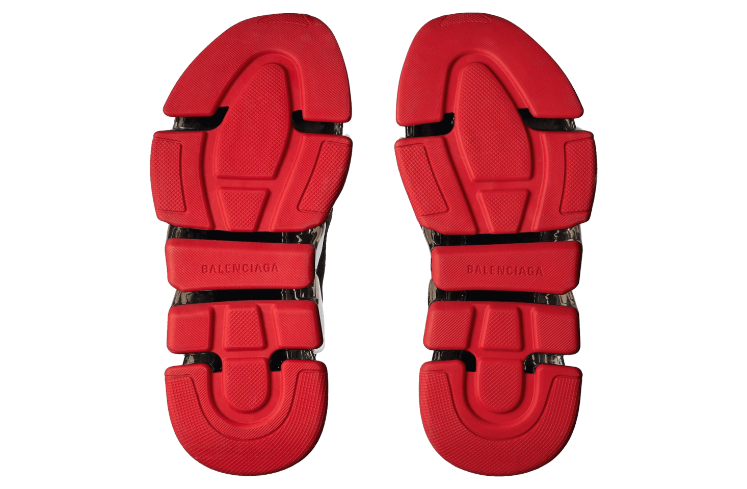 Balenciaga Speed 2.0 Lace-Up Recycled Knit Black / Red release photo 3