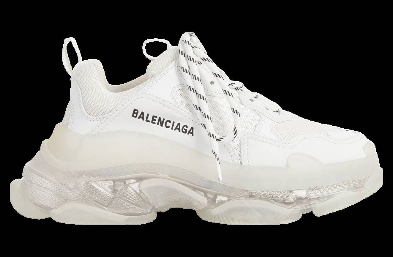 Balenciaga Triple S Clear Sole White / Clear release photo