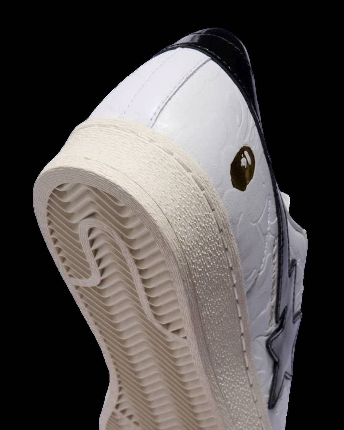 BAPE x adidas Superstar White Black release photo 3