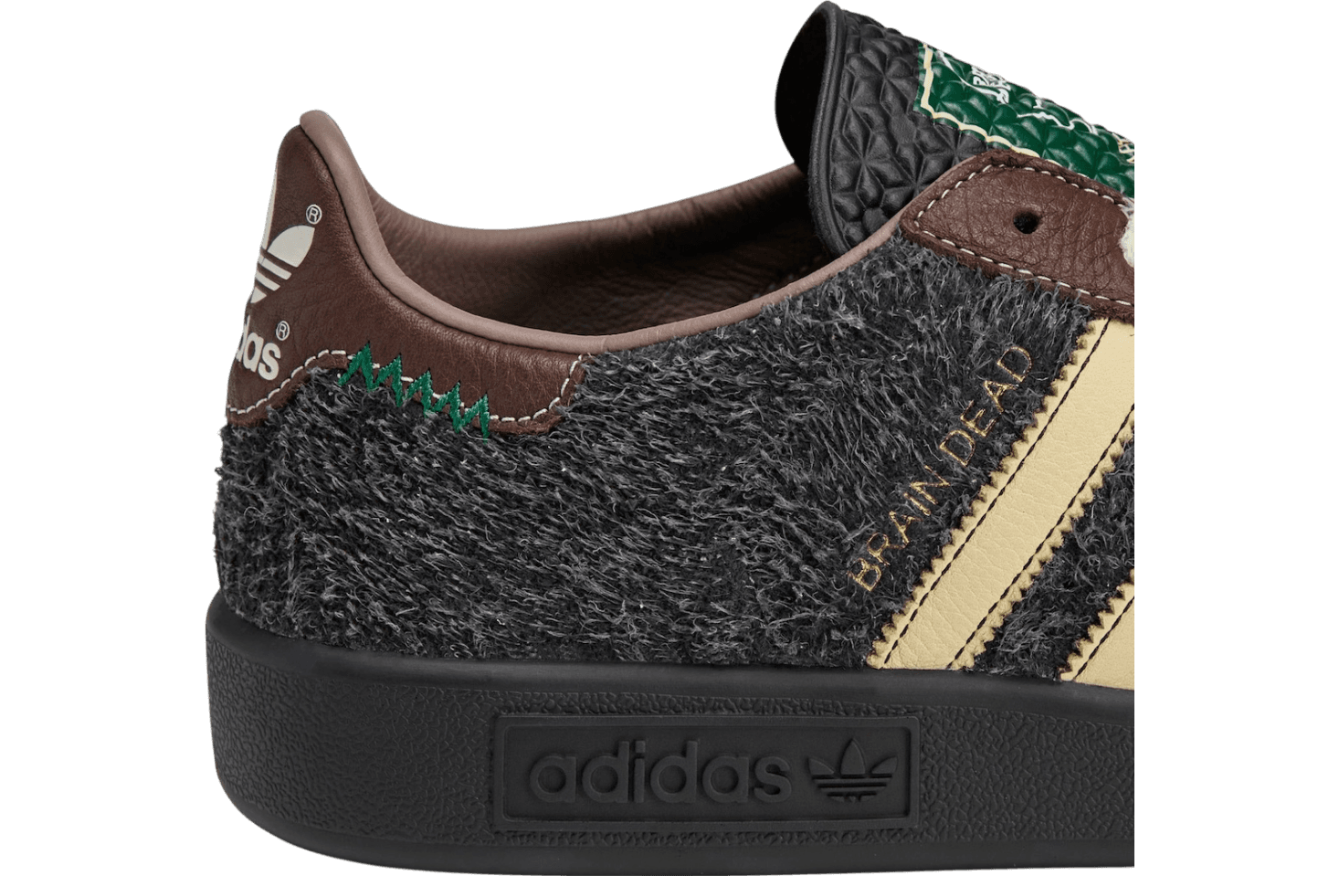 Brain Dead x Adidas Forest Hills Core Black release photo 5