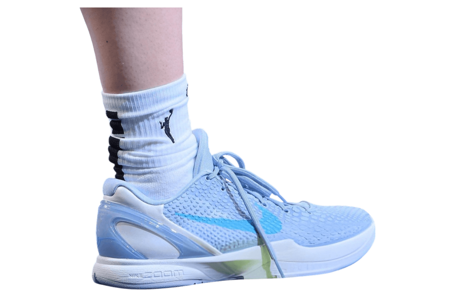 Caitlin Clark x Nike Kobe 6 Protro Light Armory Blue / White release photo 2
