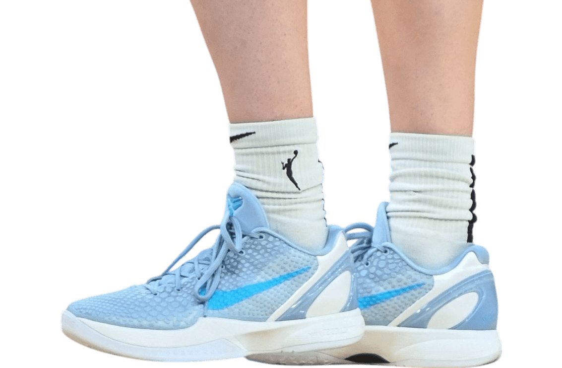 Caitlin Clark x Nike Kobe 6 Protro Light Armory Blue / White release photo 3