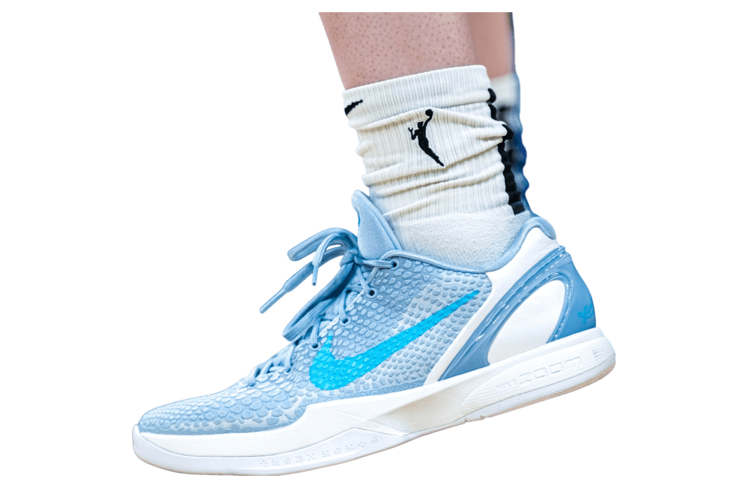 Caitlin Clark x Nike Kobe 6 Protro Light Armory Blue / White release photo 1