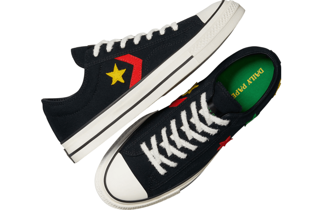 Daily Paper x Converse Star Player Ox Black release photo 4