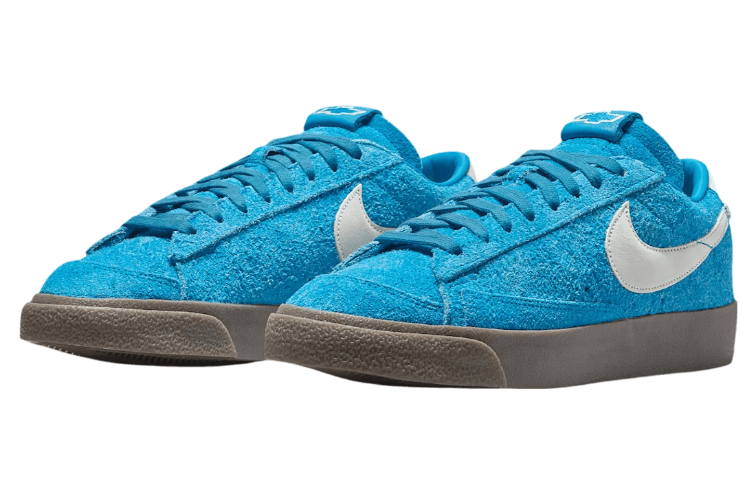 Devin Booker x Chevrolet x Nike Blazer Low Surf Blue / Sail release photo 2