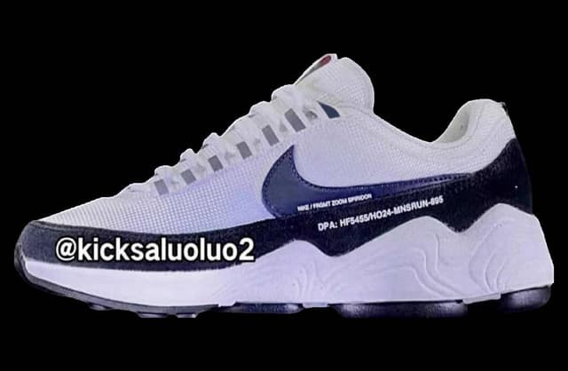 Fragment x Nike Air Zoom Spiridon White / Blue Nike release photo