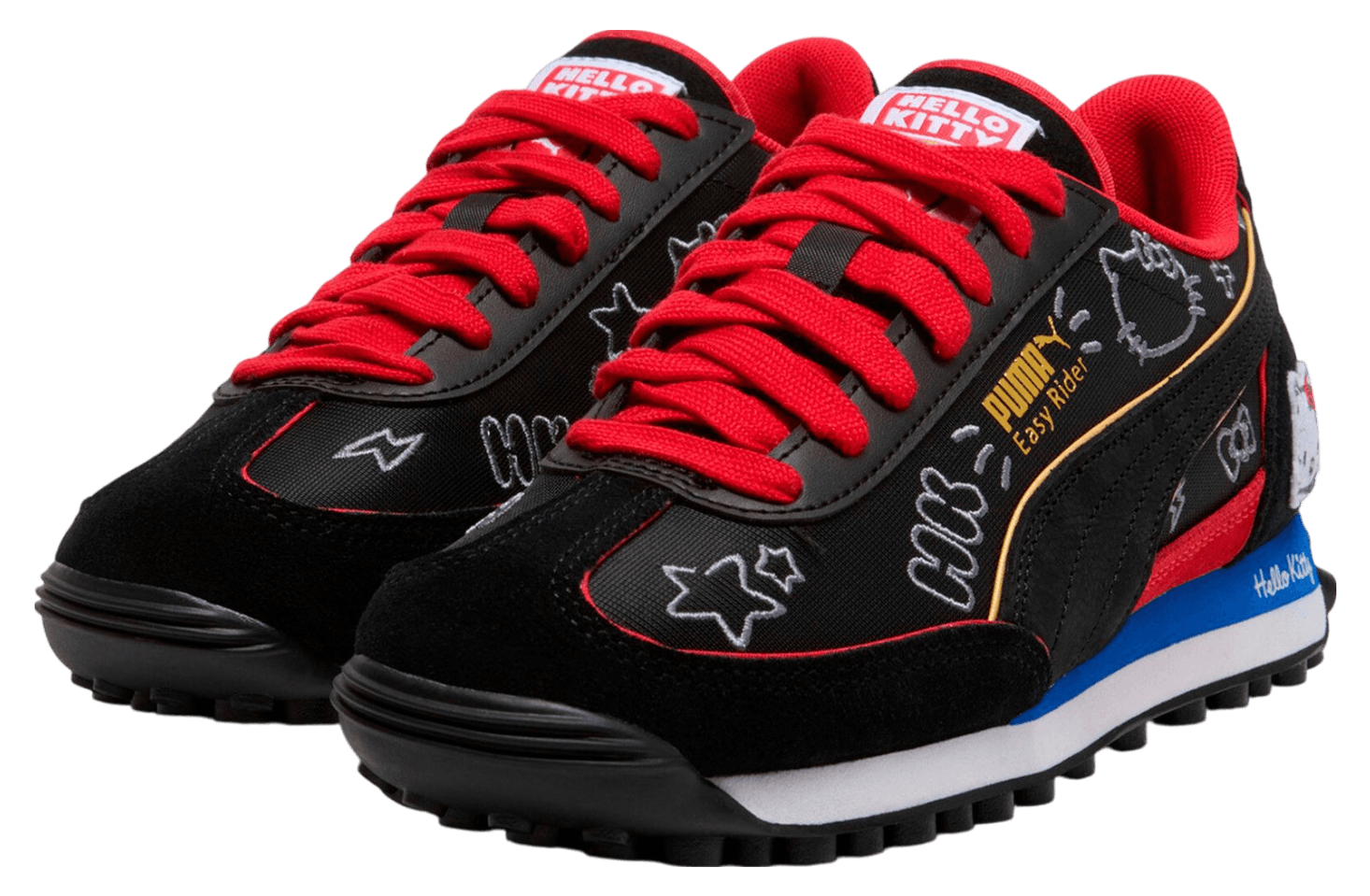 Hello Kitty x Puma Easy Rider GS Black / Multi release photo 2
