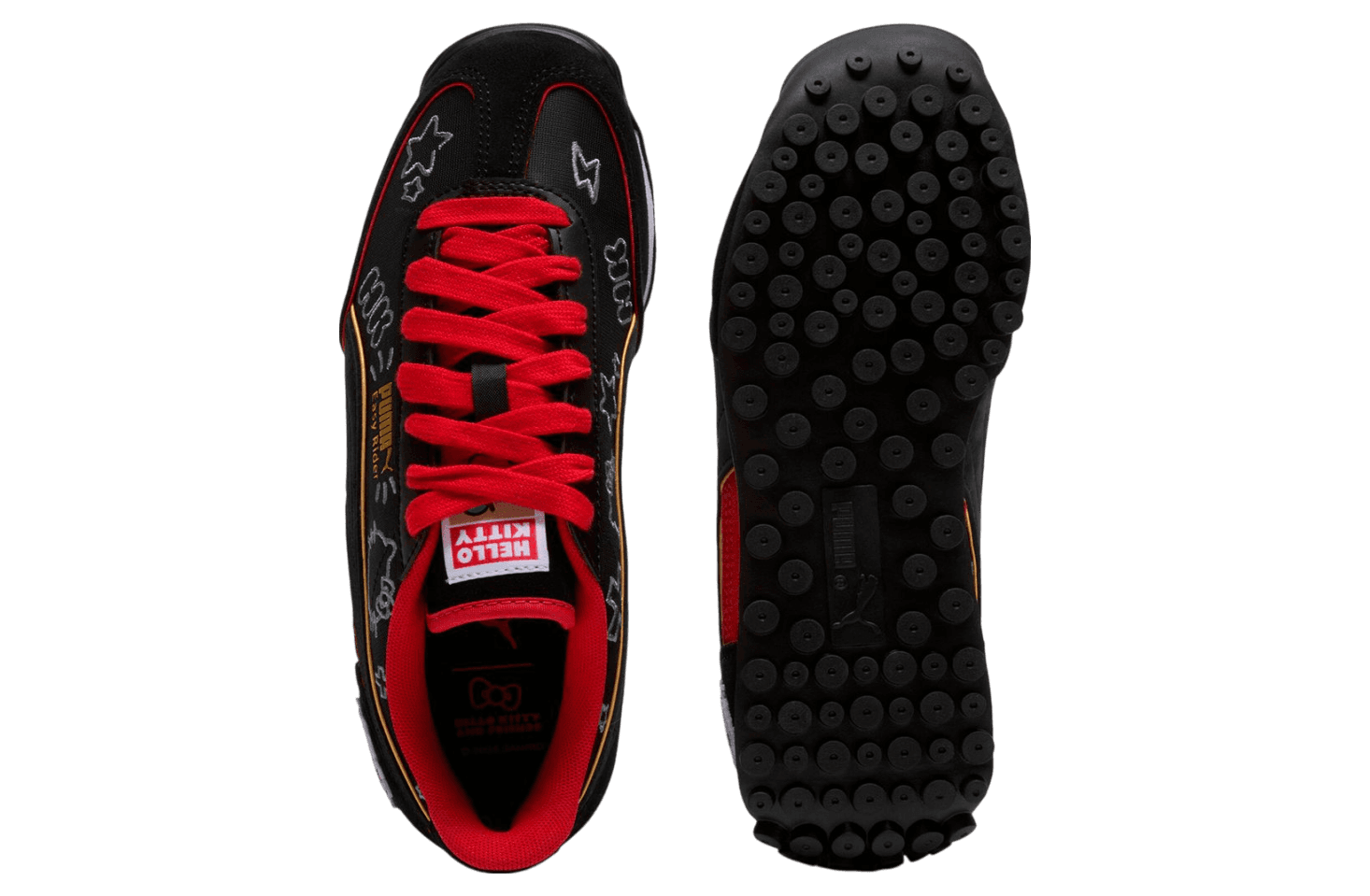 Hello Kitty x Puma Easy Rider GS Black / Multi release photo 5