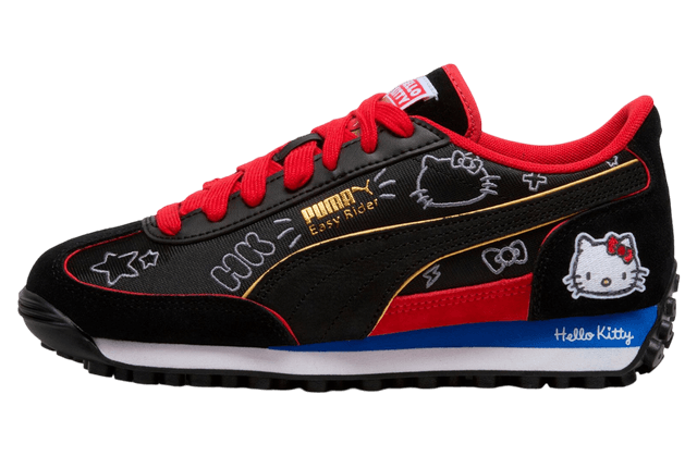 Hello Kitty x Puma Easy Rider GS Black / Multi Puma release photo