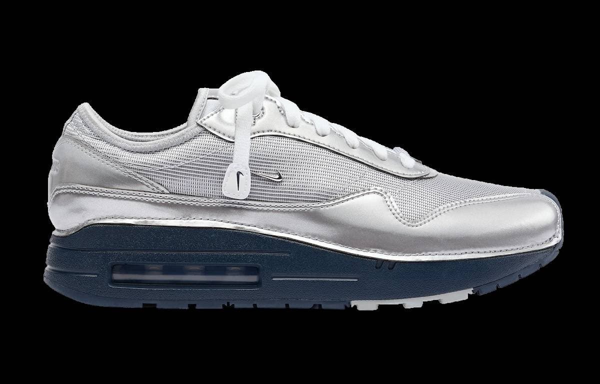 Jacquemus x Nike Air Max 1 ’86 Metallic Silver release photo 1