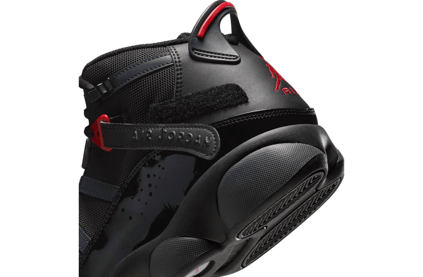 Jordan 6 Rings Anthracite Black/Fire Red release photo 7