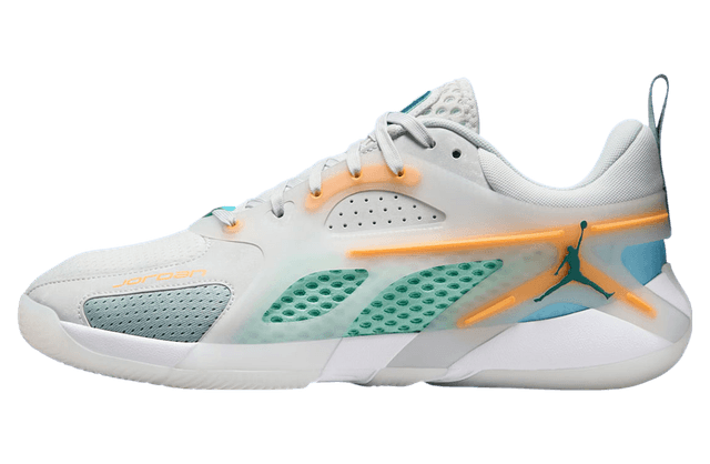Jordan Heir Light Grey / Laser Orange Jordan release photo