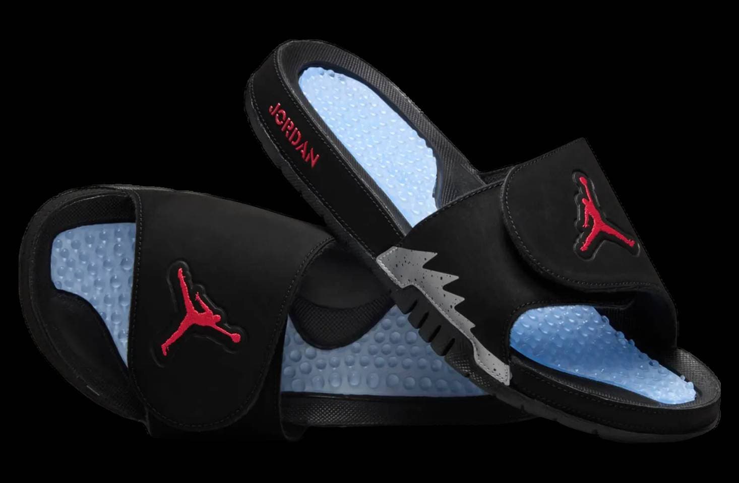 Jordan Hydro 5 Black / Metallic Silver release photo 2