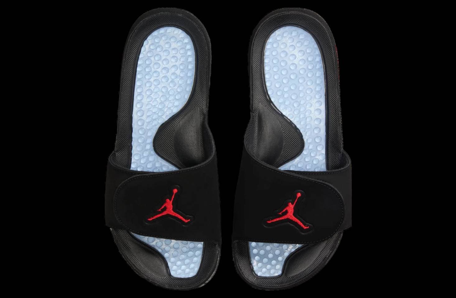 Jordan Hydro 5 Black / Metallic Silver release photo 3