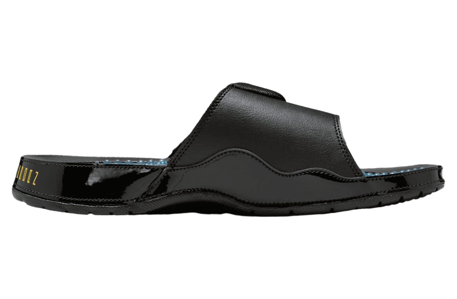 Jordan Hydro Slide Black / Varsity Maize release photo 2